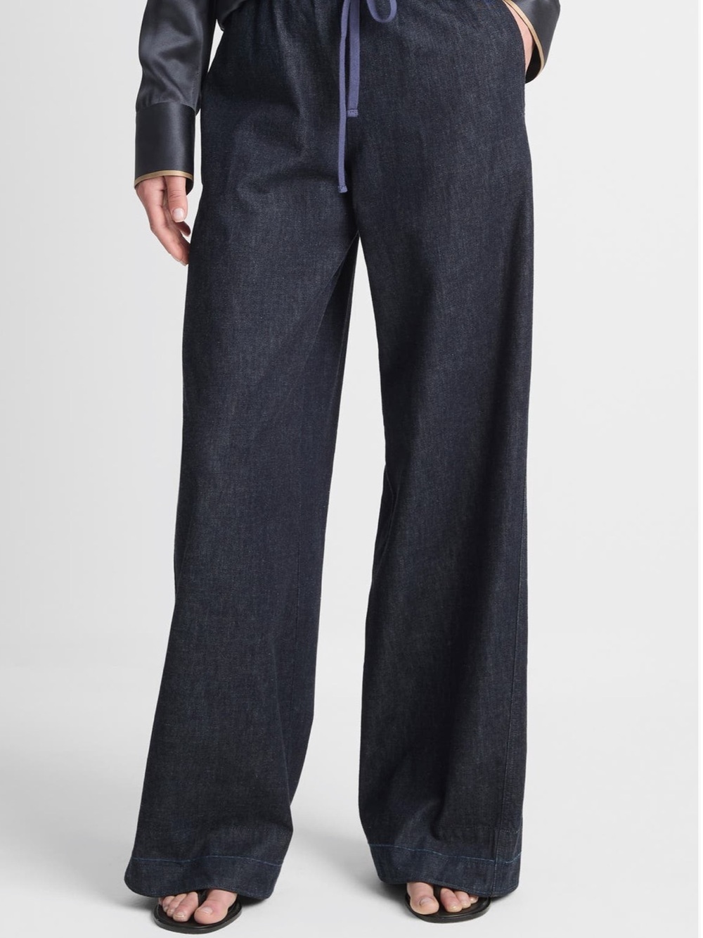Wide Leg Dark Indigo Women’s Jeans
